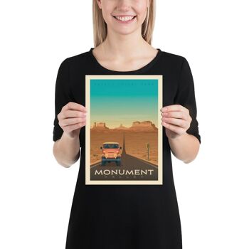 Affiche Voyage Monument Valley National Park - Etats-Unis - 21x29.7 cm [A4] 3