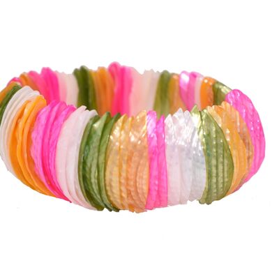 Bracelet nacre multicolore