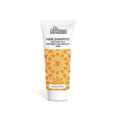 Champú para el cabello con yema de huevo - para cabello brillante y saludable, 200 ml