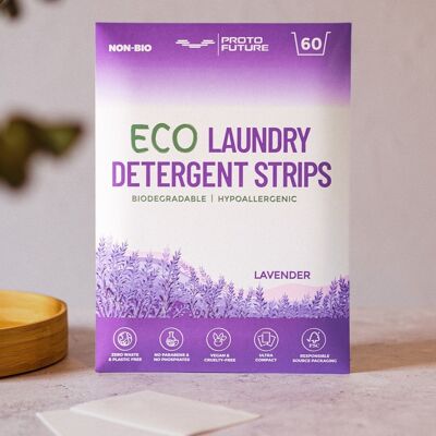 Proto Future Eco-friendly Laundry Detergent Sheets (Lavender) 60 washes