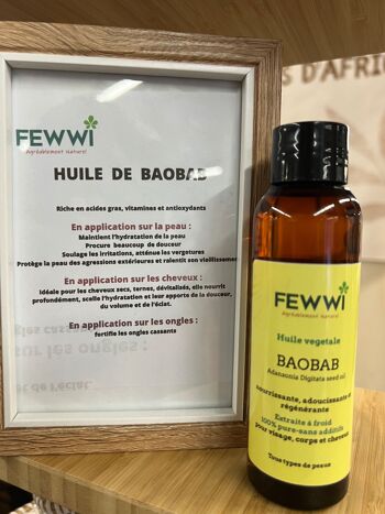 Huile végétale de Baobab 100 ml