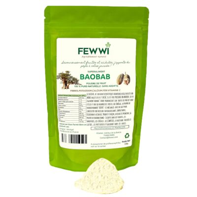 Poudre de Fruit de Baobab