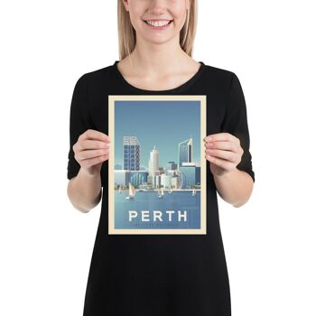 Affiche Voyage Perth Australie - 21x29.7 cm [A4] 3