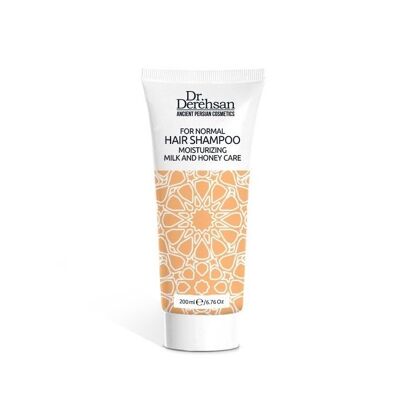 Champú Capilar con Leche y Miel - hidratante, para cabello normal, 200 ml