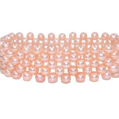 Freshwater cultured pearl bracelet