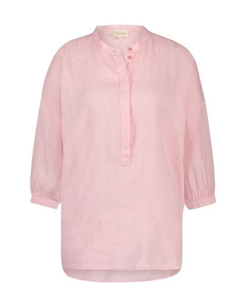 Claudia. Blouse ¾ sleeve,pink