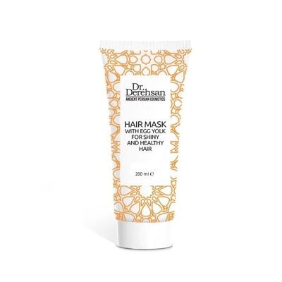 Mascarilla Capilar con Yema de Huevo - para un cabello sano y brillante, 200 ml