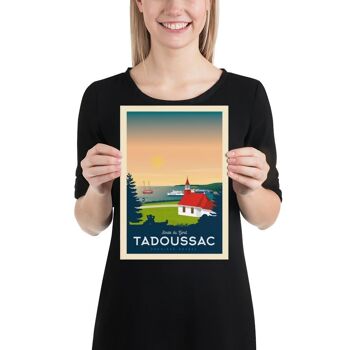 Affiche Voyage Tadoussac Quebec - Canada - 21x29.7 cm [A4] 3