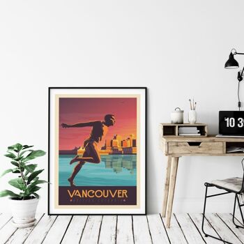 Affiche Voyage Vancouver Canada - 21x29.7 cm [A4] 4