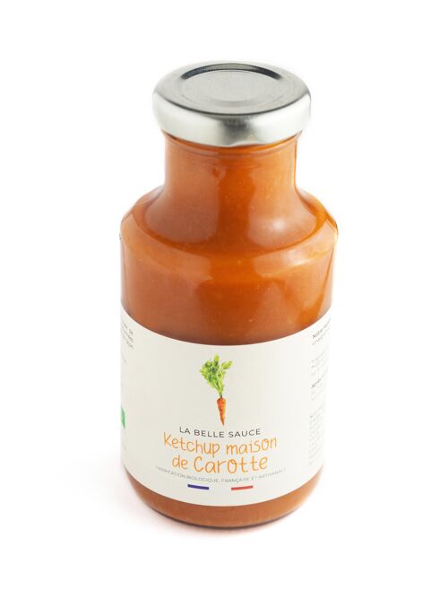 L'original KETCHUP DE CAROTTE maison Nutri-Score A - Sans additif, sans colorant, sans conservateur