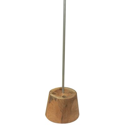 TEAK UMBRELLA STAND/
 STAINLESS STEEL 26XHT90
 IGAPO