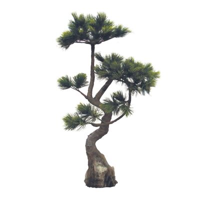 PINO GIAPPONESE ARTIFICIALE
 TRONCO FIBRA VERR+FOGLIA
 PINUS Ø95X190CM in PVC