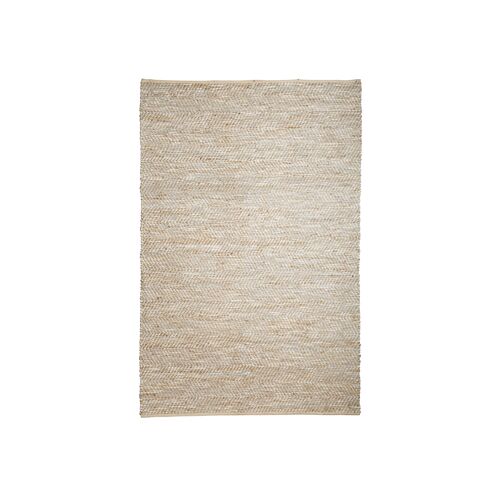 Tapis en cuir recyclé
 jute et coton
 240x170cm bodum