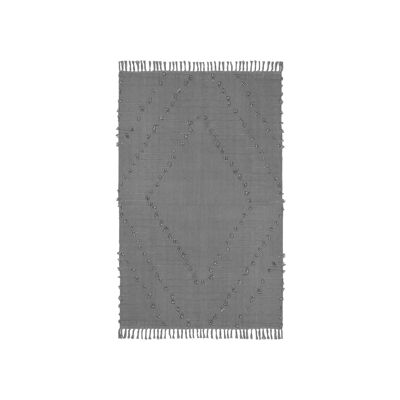 ALFOMBRA TEJIDA DE ALGODÓN
MANO GRIS AZUL
120X180CM NOOS