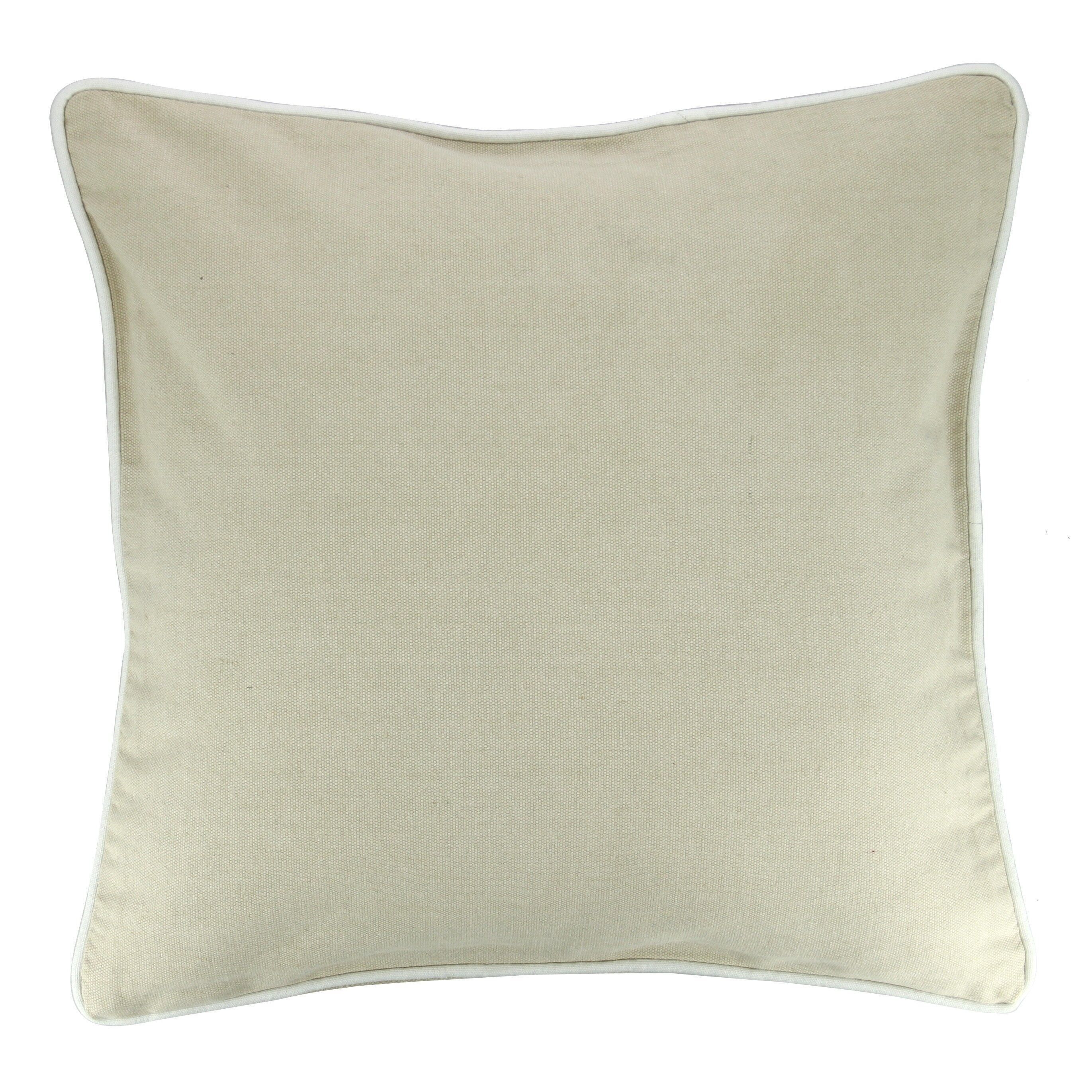 CUSCINO IN COTONE LAVATO
 BEIGE
 TAJE 45X45 CM