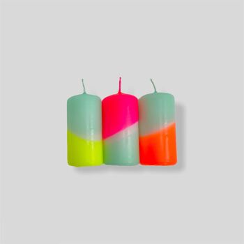 Dip Dye Neon * gouttes arc-en-ciel