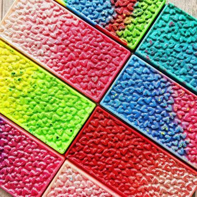 Wax Melt Heart or Flower bars - House Blends , sku255