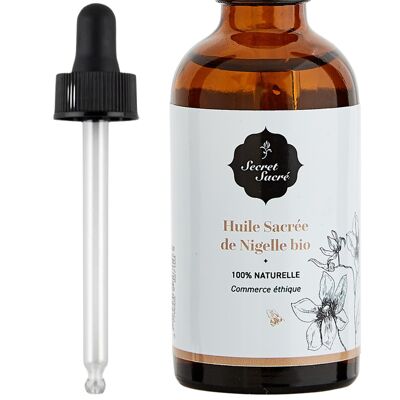 Aceite Sagrado Nigella Orgánico Nigella Sativa Comino Negro