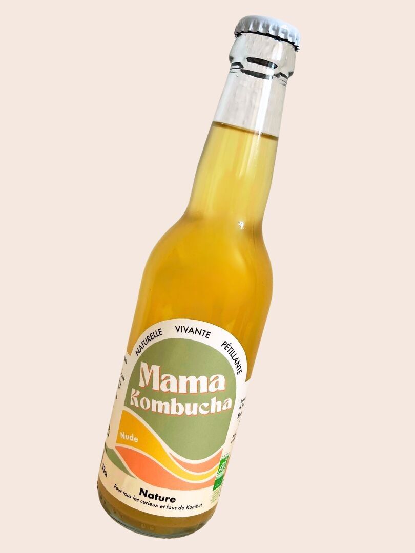 MAMA KOMBUCHA - NATURE 33cl - fermented green tea leaves