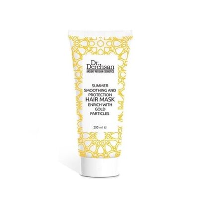 Hair Mask with Golden Particles - summer smoothing and protection, 200 ml