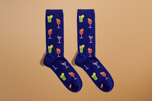 Chaussettes Vivre d'amour et des cocktails !