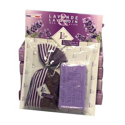 Kit savons et sachets de lavande - Sachet de fleurs de lavande & lavandin de Provence & savon