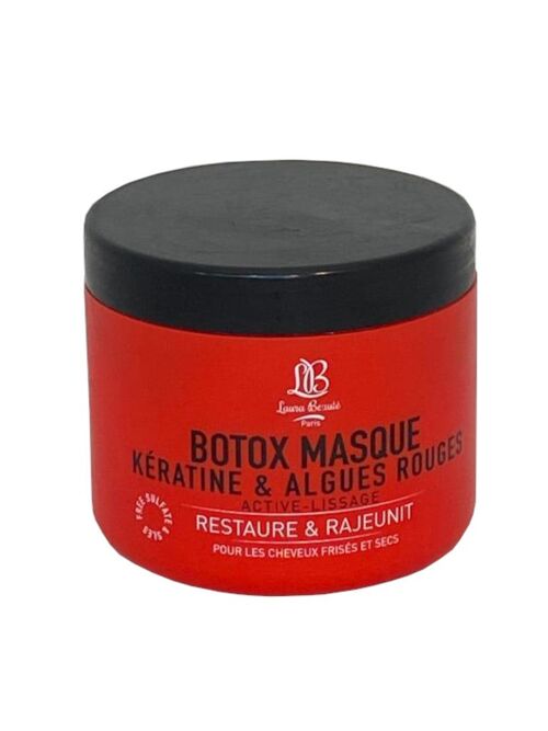 Shampoing & masques au botox - Masques botox kératine et algues rouges