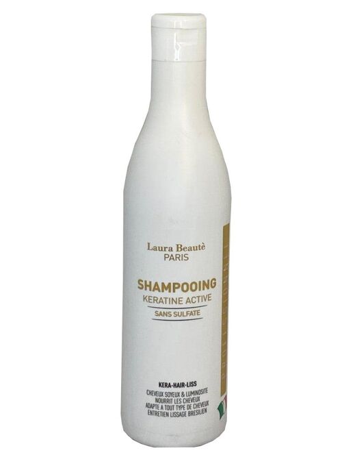 Shampoings à la kératine - Shampoing kératine active sans sulfate