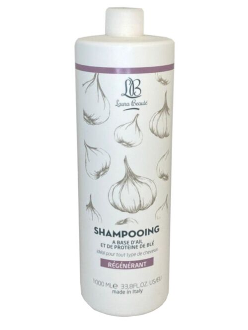 Shampoings classiques - Shampoing à base d'ail et protéines de blé