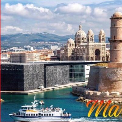 Magnet photo - Marseille monument / bateaux