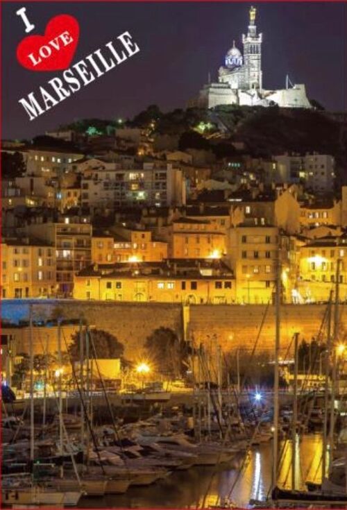 Magnet photo - Marseille la nuit