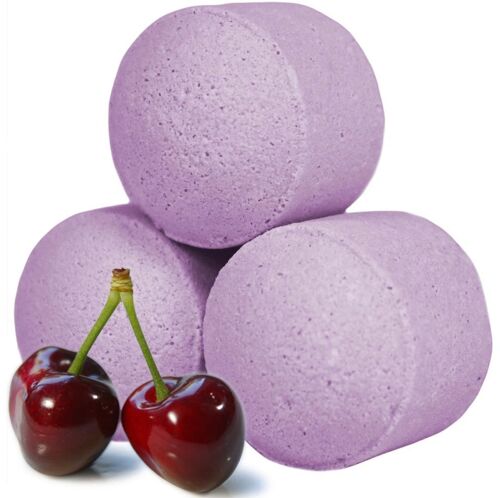 Mini Boules de bain - Cerise noire