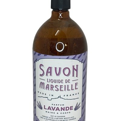 Savon de Marseille liquide 1L - Lavande