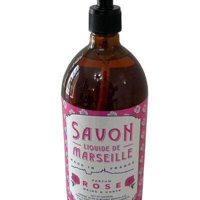 Savon de Marseille liquide 1L - Rose