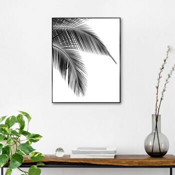 Cadre fin feuille de palmier 40x50 cm 2