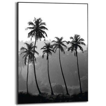 Cadre fin palmiers hauts 50x70 cm 1