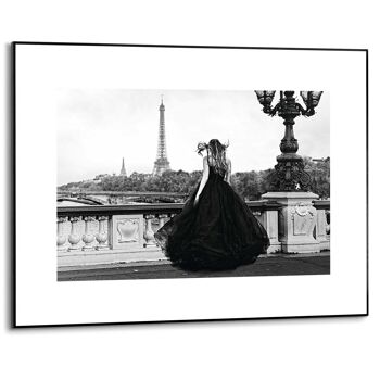 Cadre Slim Femme à Paris 70x50 cm 1