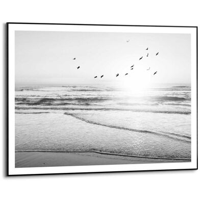 Cadre fin Beach Serenity 70x50 cm