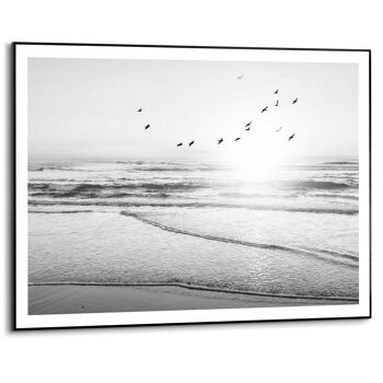 Cadre fin Beach Serenity 70x50 cm 1
