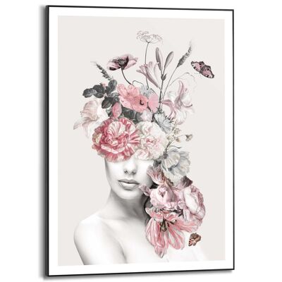 Schmaler Rahmen Floral Lady Sweet 50x70 cm