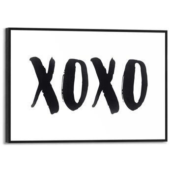 Cadre fin XOXO 30x20 cm 1