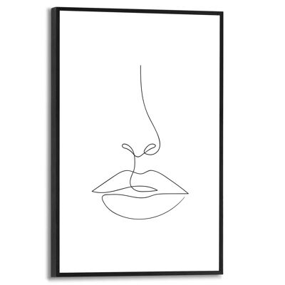 Cadre Slim Lèvres 20x30 cm