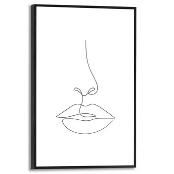 Cadre Slim Lèvres 20x30 cm 1