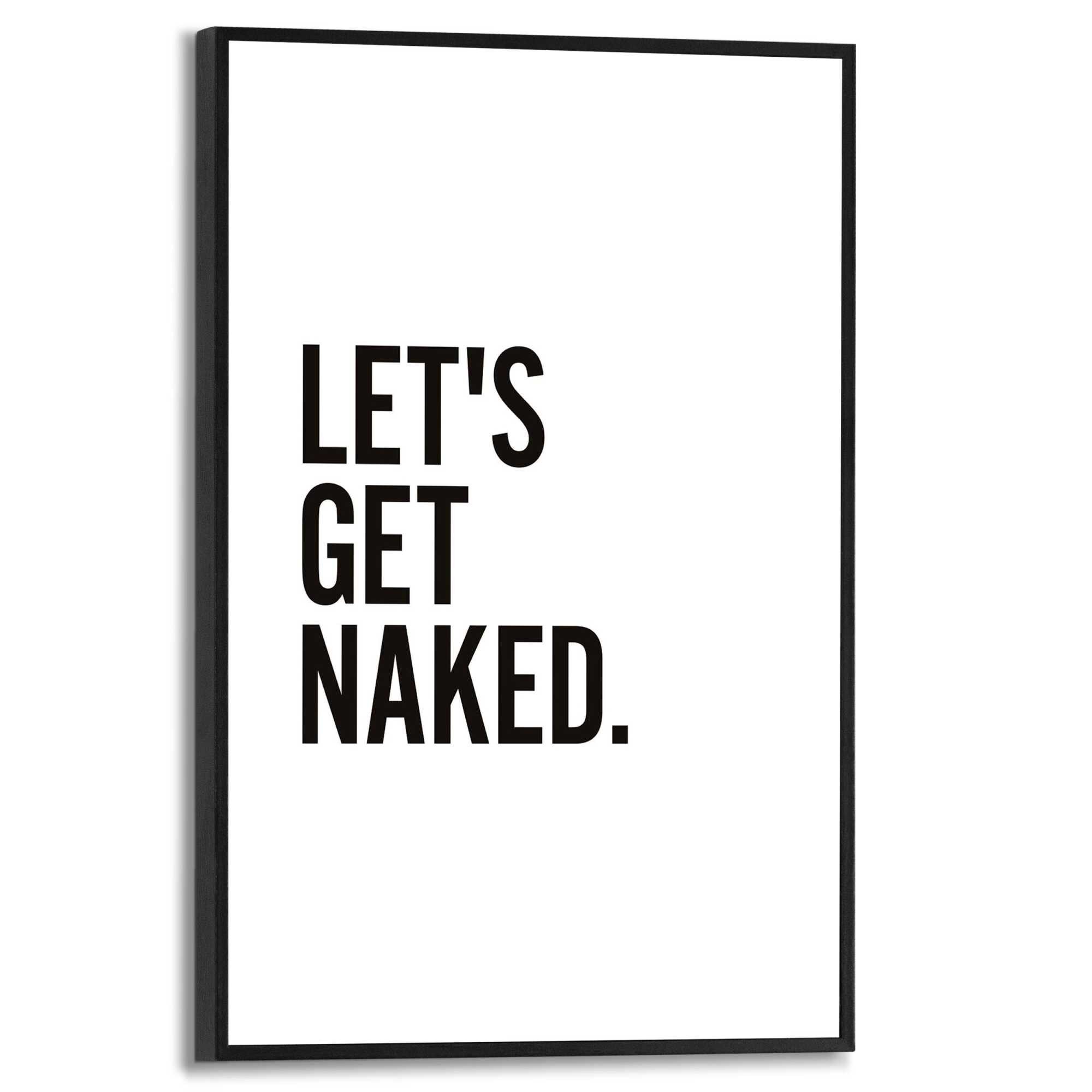 Slim Frame Let's get Naked 20x30 cm