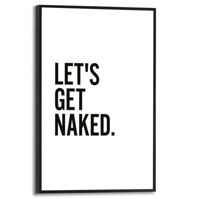 Cornice sottile Let's get Naked 20x30 cm