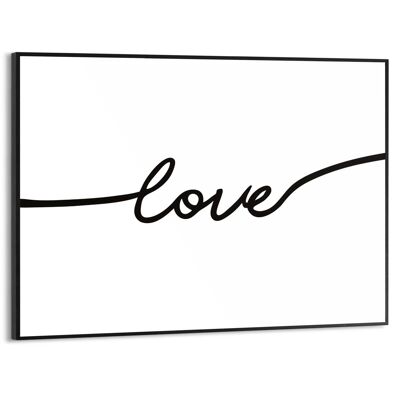 Slim Frame Love 40x30 cm