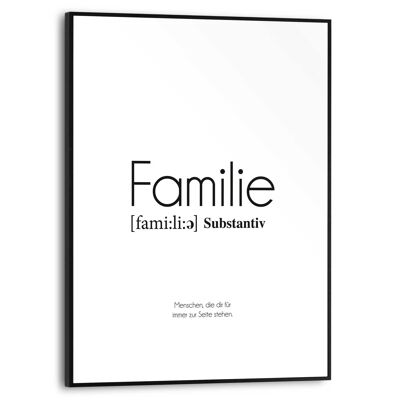 Slim Frame Familie 30x40 cm