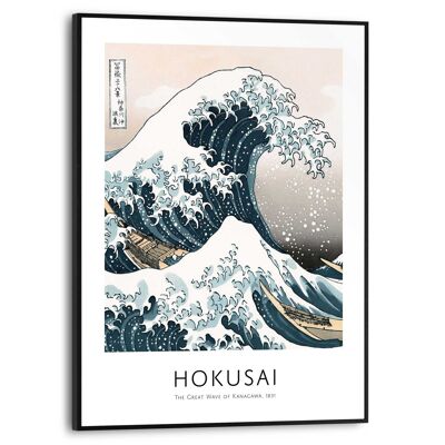 Cadre fin Hokusai 30x40 cm