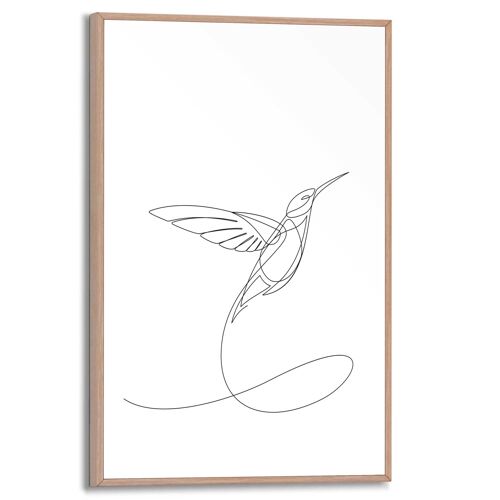 Slim Frame Hummingbird 20x30 cm