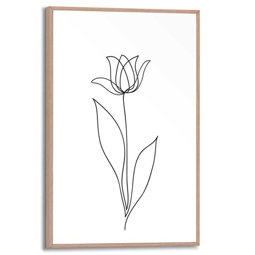 Slim Frame Tulip Lines 20x30 cm
